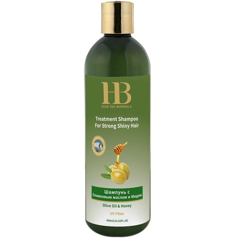 Шампунь зміцнюючий для сухого ламкого волосся Health&Beauty, з оливковою олією та медом, 400 мл - фото 1