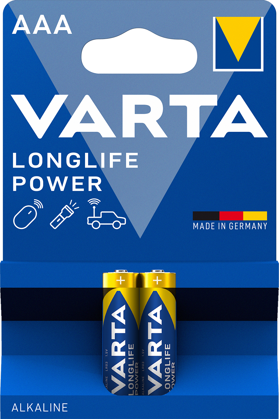 Батарейка Varta High Energy AAA Bli Alkaline, 2 шт. (4903121412) - фото 1