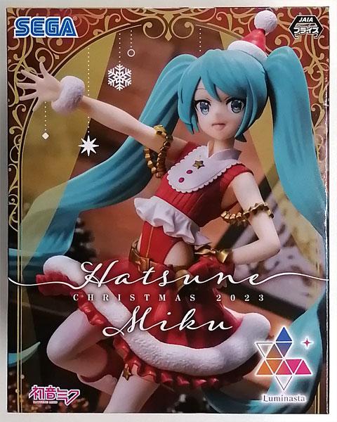 Фигурка Sega Luminasta Vocaloid Hatsune Miku Christmas Вокалоиды Мику Хацуне Рождество 250 см SL V HMC 20 - фото 2