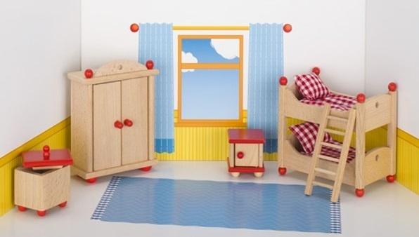 Набор для кукол Goki Мебель для детской комнаты, 12 предметов (51953G) - фото 2