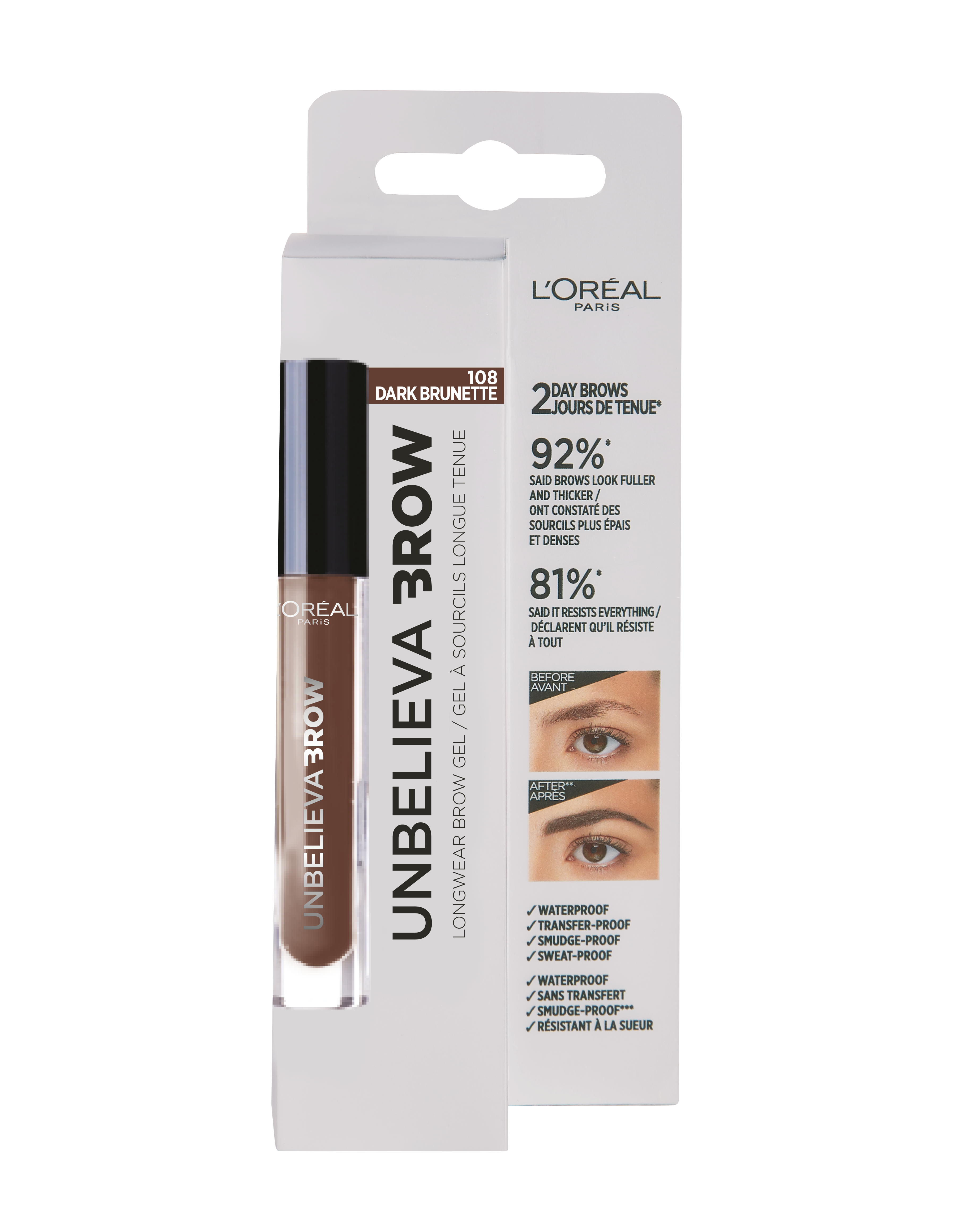 Гель для брів L'Oreal Paris Unbelieva'Brow тон 108, 3.4 мл (A9709900) - фото 5