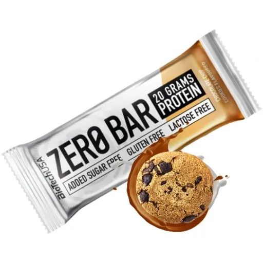 Протеиновый батончик BioTech Zero Bar Шоколад-печенье 50 г - фото 2