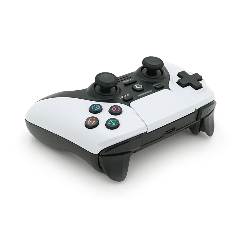 Геймпад джойстик Doubleshock PS02 Wireless PS4 Double Motor Vibration DualShock 4 White - фото 2