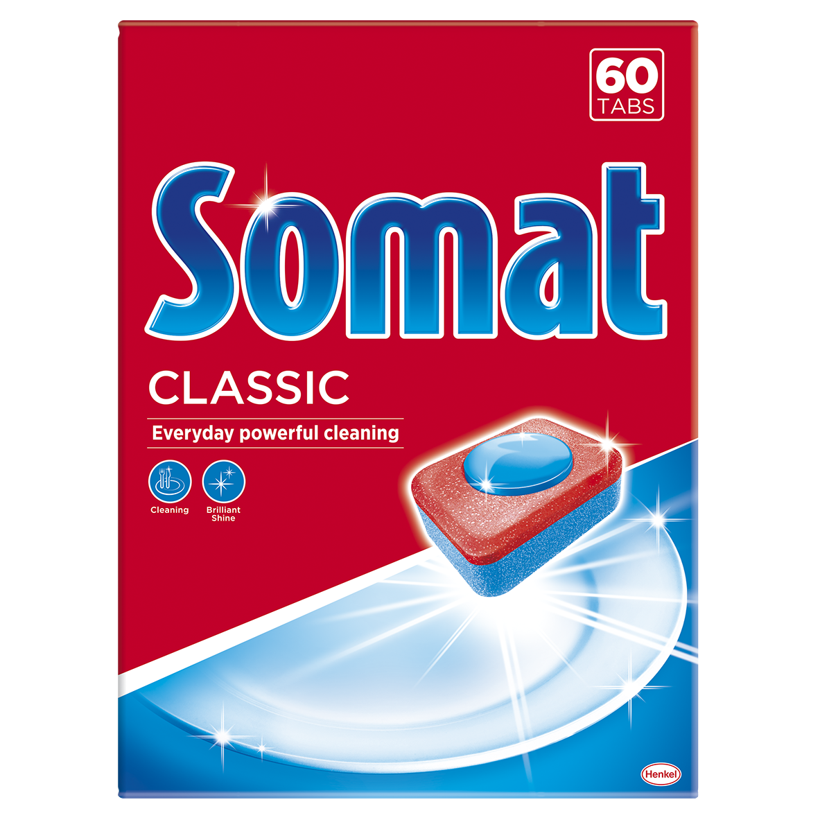 Таблетки для посудомоечных машин Somat Classic, 60 шт. (763685) - фото 1