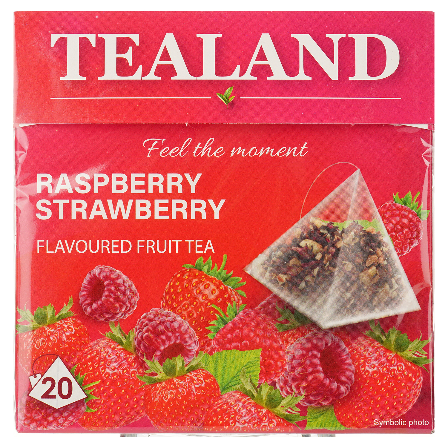 Чай фруктовий Tealand Raspber&Strawber, малина та полуниця, в пірамідках, 40 г - фото 2
