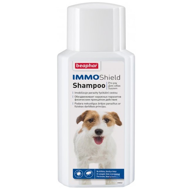 Шампунь антипаразитарний Beaphar Immo Shield для собак із силіконовою олією, 200 мл (14179) - фото 1
