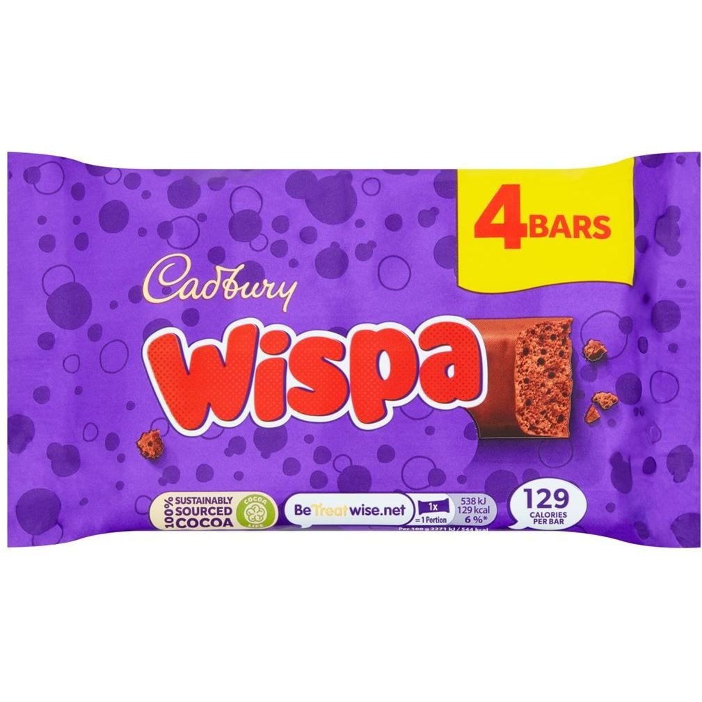 Батончики Cadbury Wispa Gold шоколадні 134 г (4 шт. х 33.5 г) - фото 1