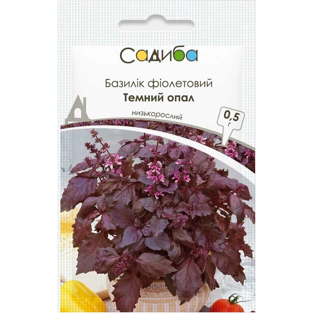 Семена Садиба Базилик фиолетовый Темный опал 0.5 г (000021683) - фото 1
