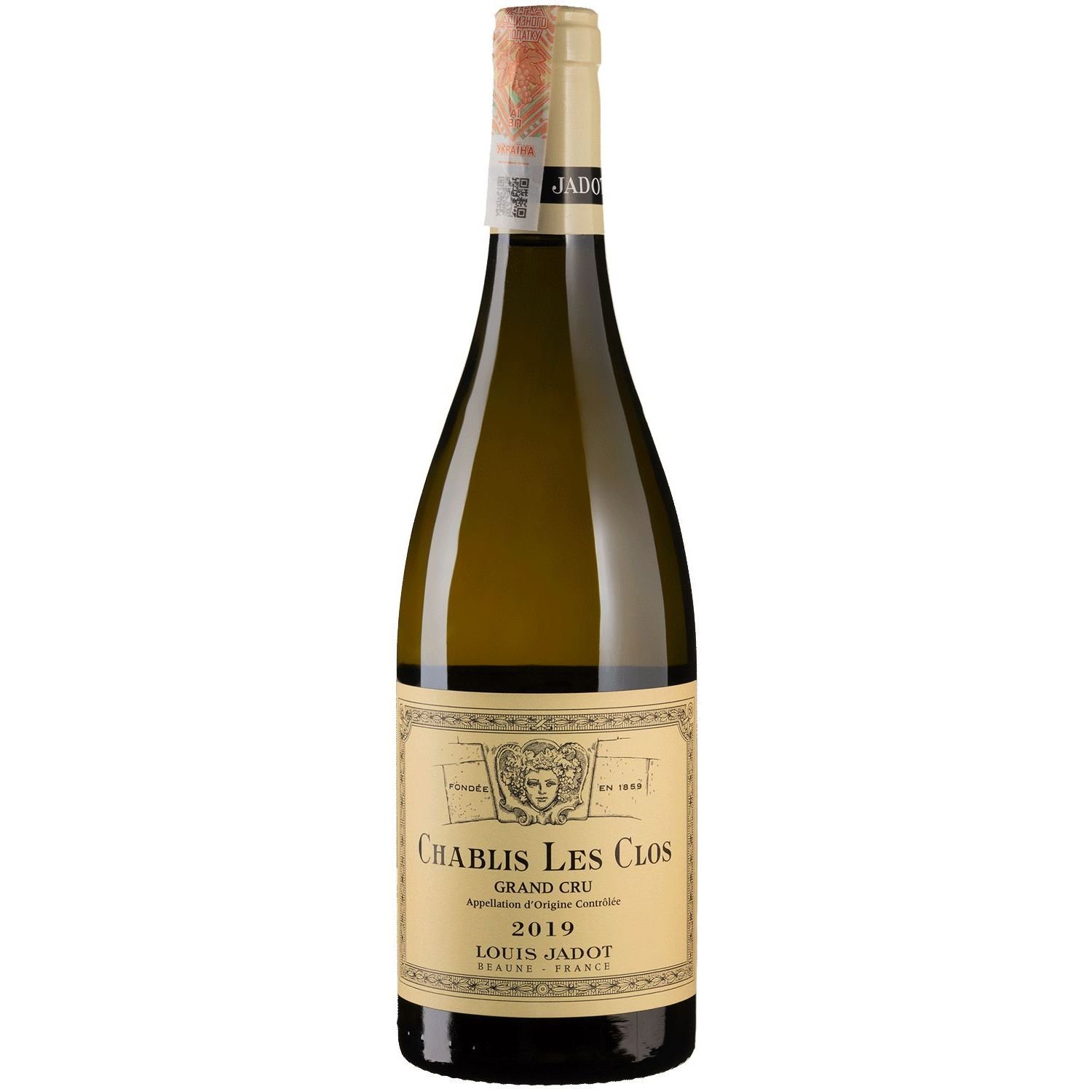 Вино Louis Jadot Chablis Grand Cru Les Clos 2019, белое, сухое, 0,75 л - фото 1