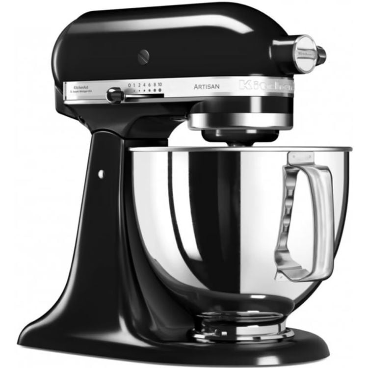 Планетарний міксер KitchenAid Artisan 4.8 л чорний (5KSM125EOB) - фото 2