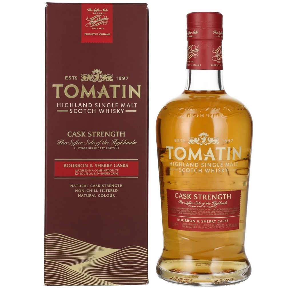 Віскі Tomatin Distillery Tomatin Cask Strength Single Malt Scotch Whisky, 57,5%, 0,7 л (8000018516240) - фото 1