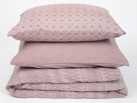Комплект постельного белья Irya Janna, евростандарт, светло-розовый (svt-2000022266499) - фото 3