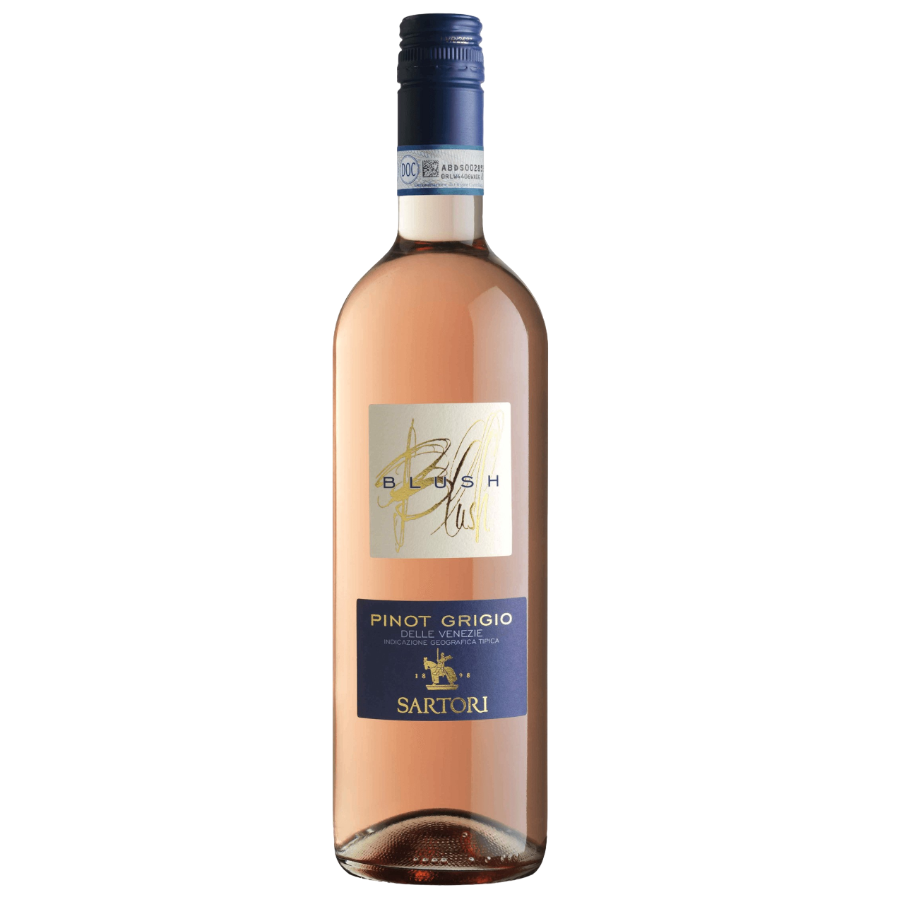 Вино Sartori Pinot Grigio delle Venezie Blush IGT, рожеве, сухе, 12%, 0,75 л - фото 1