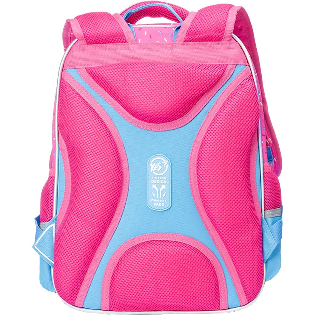 Рюкзак шкільний Yes S-37 Dream Crazy, рожевий з блакитним (558164) - фото 4