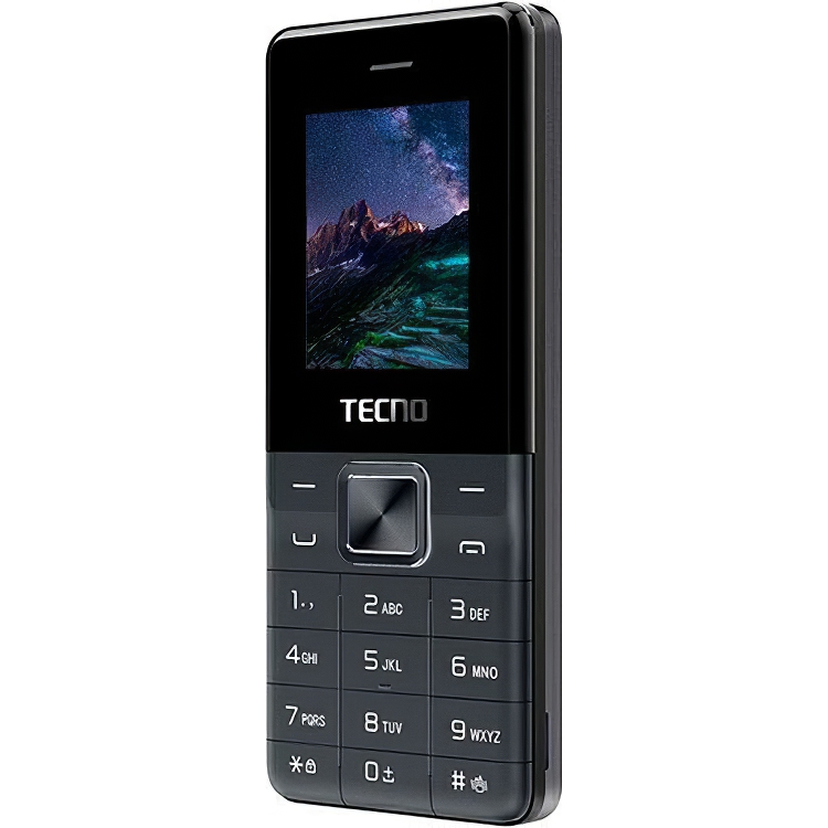 Мобільний телефон Tecno T301 2022 DS Black (UA UCRF) - фото 1