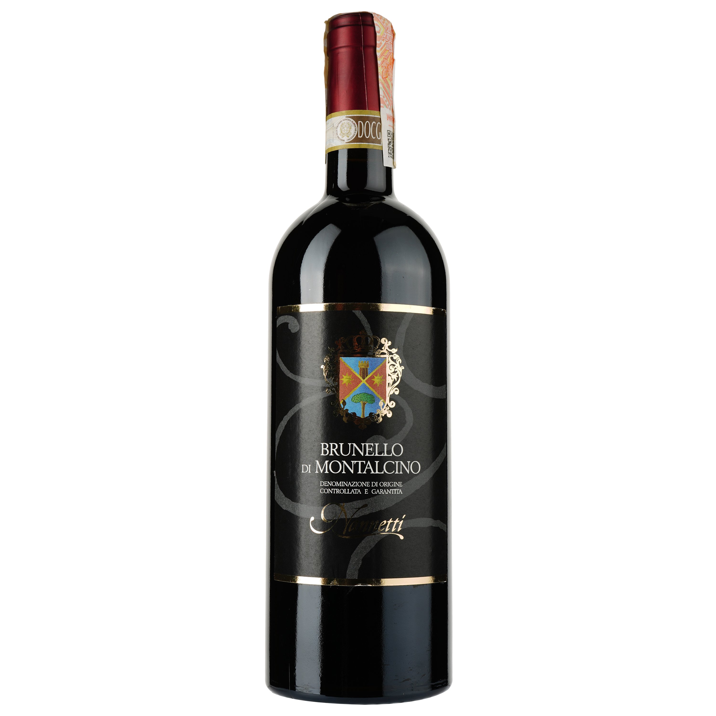 Вино Nannetti Brunello di Montalcino, красное, сухое, 0,75 л - фото 1