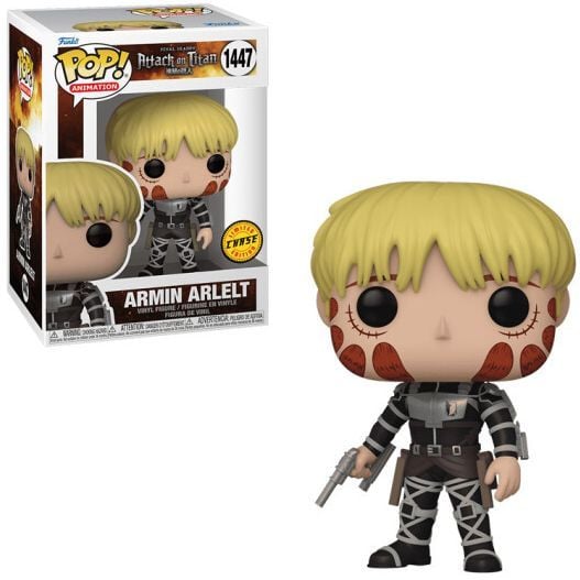 Фигурка Funko Pop Chase Фанк Поп Attack on Titan Armin Arlelt Атака титанов Армин Арлерт 10 см AT AA C 1447 - фото 1