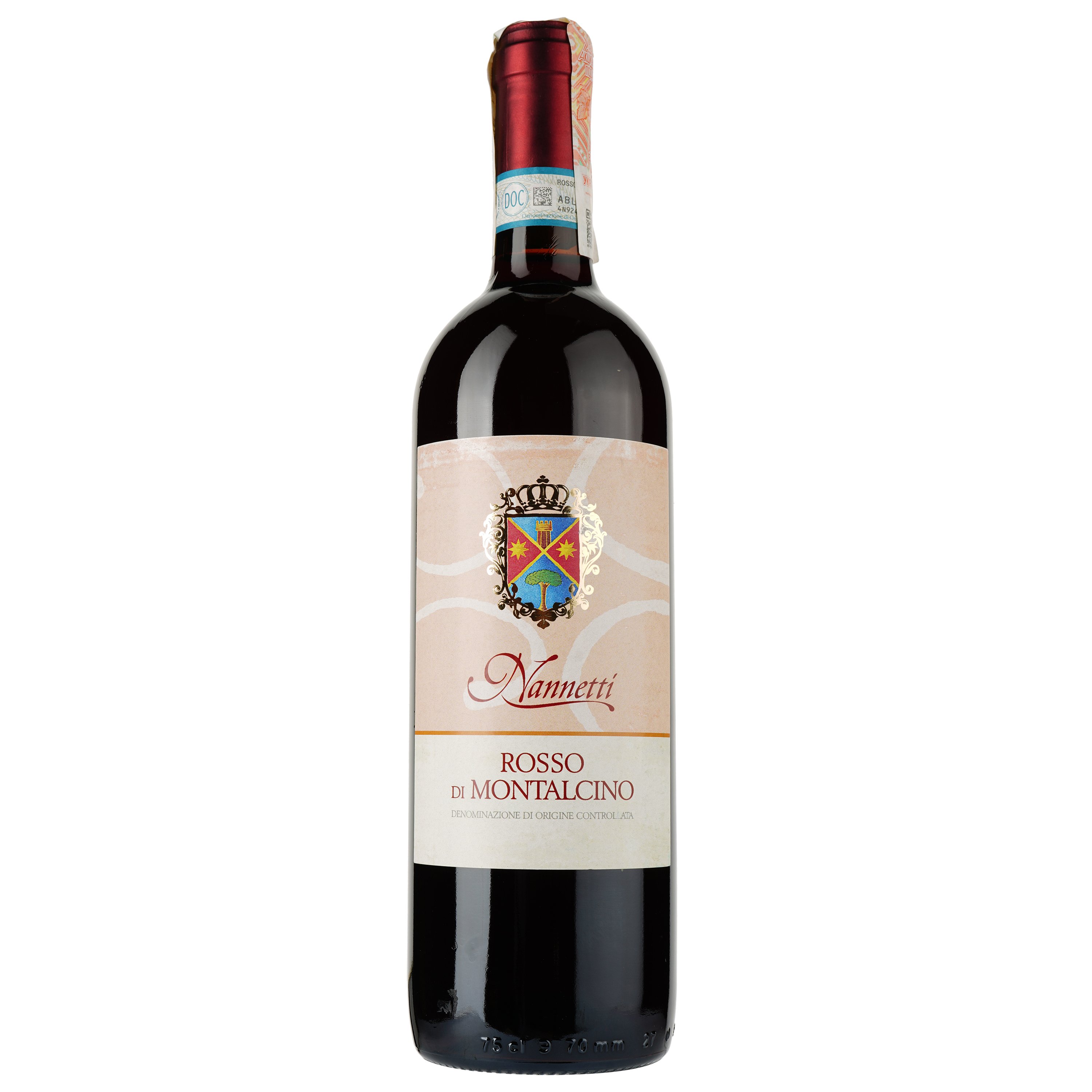 Вино Nannetti Rosso Di Montalcino, червоне, сухе 0,75 л - фото 1
