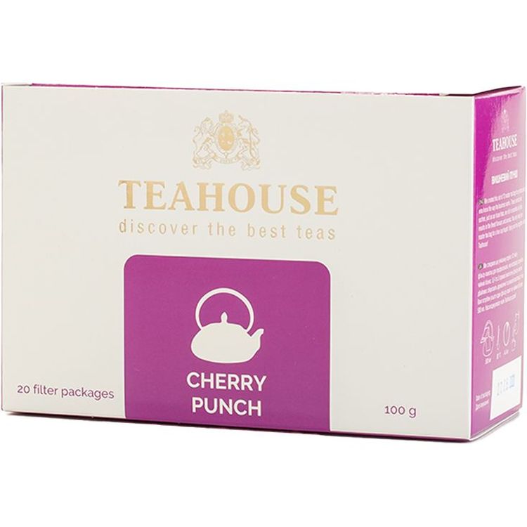 Чай трав'яний Teahouse Вишневий пунш 100 г (50 шт. х 2 г) - фото 1