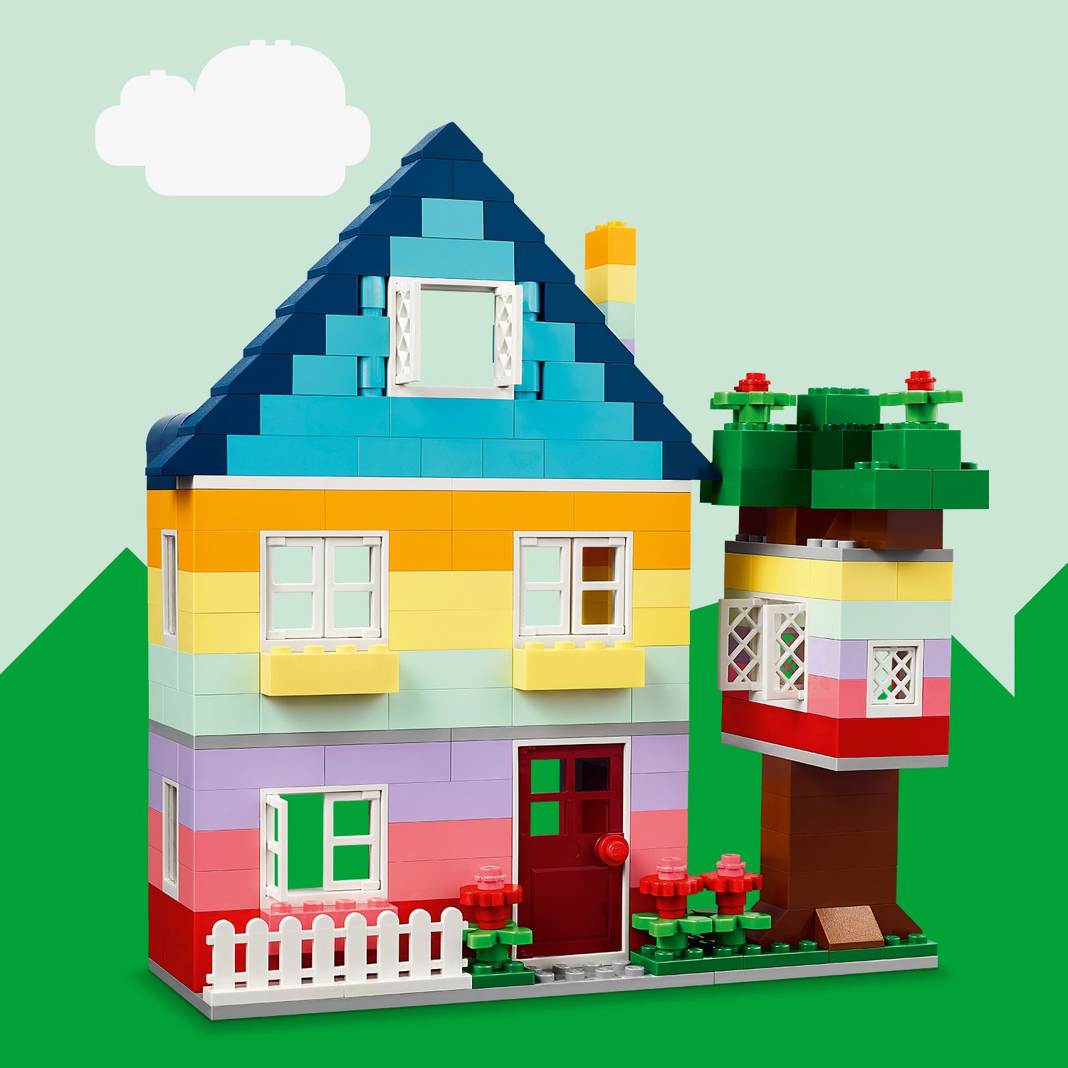 Конструктор LEGO Classic Творческие дома 850 деталей (11035) - фото 8