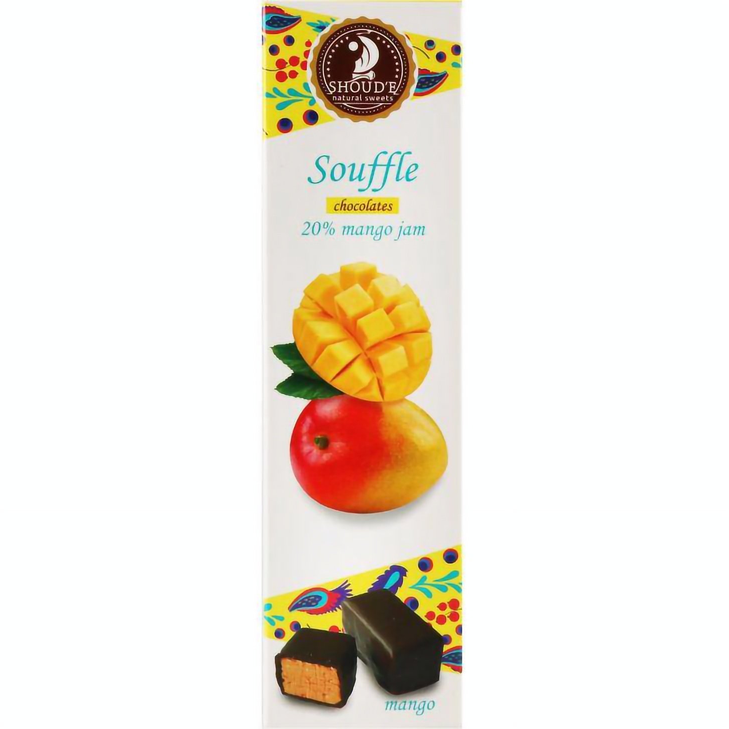 Цукерки Shoud'e Souffle Mango шоколадні, 90 г (929739) - фото 1