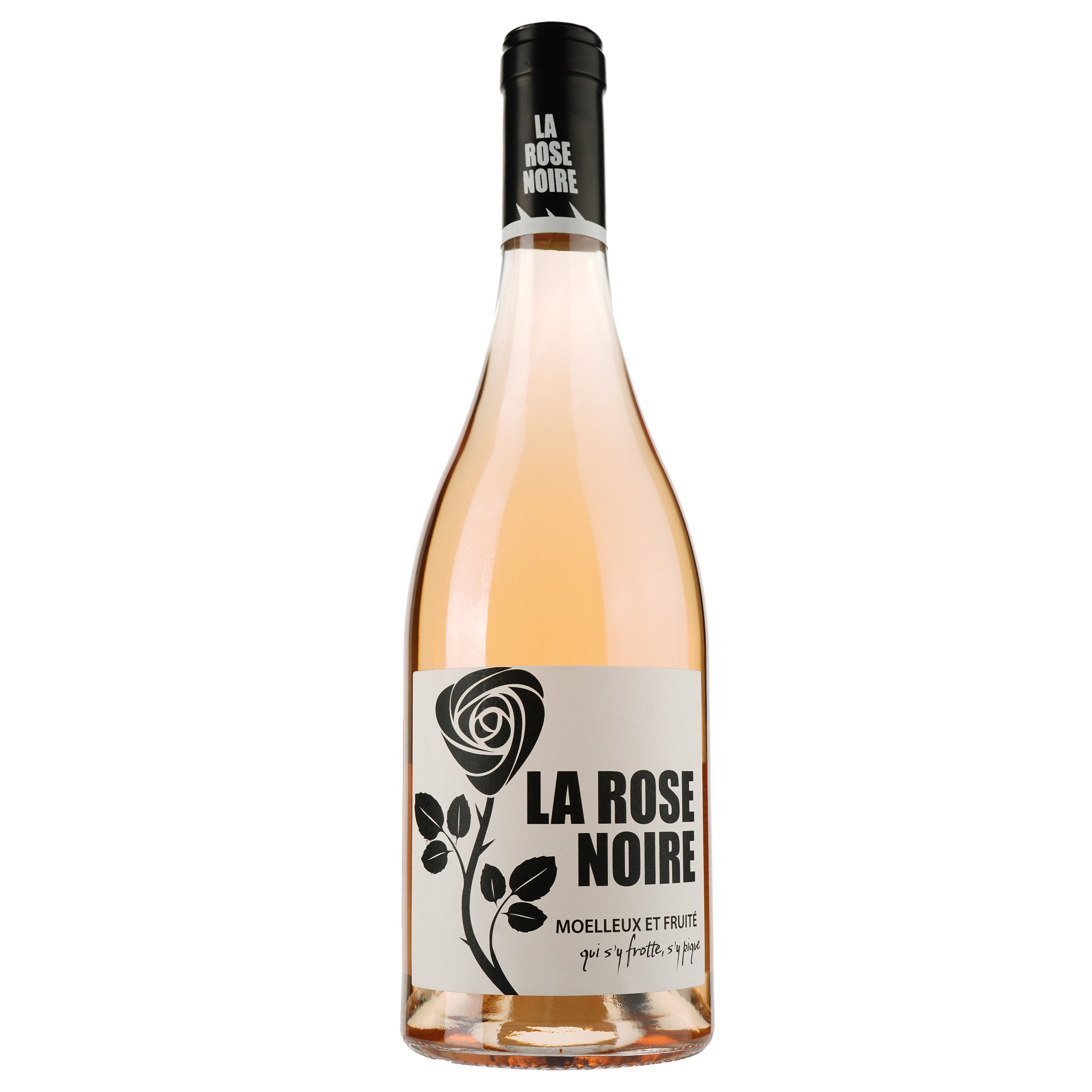 Вино La Rose Noire IGP Herault, розовое, сухое, 0,75 л - фото 1
