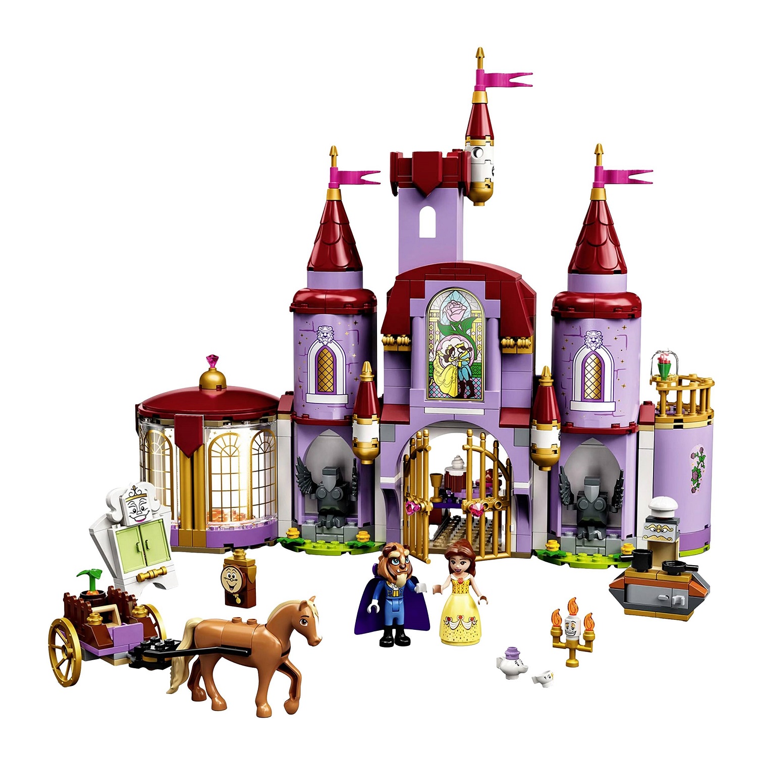 Конструктор LEGO Disney Princess Замок Белль і Чудовиська, 505 деталей (43196) - фото 4