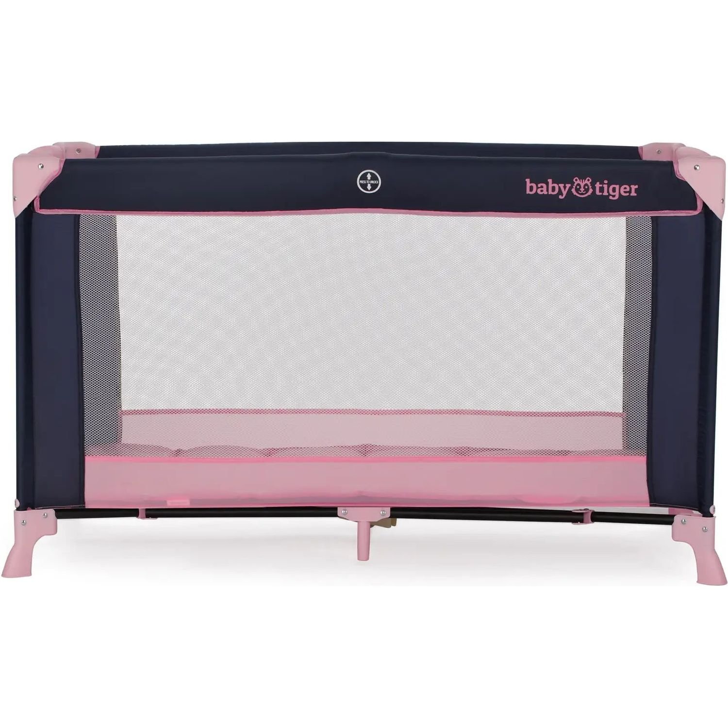 Кровать-манеж Babytiger Viki Pink Navy темно-серый с розовым (00-00304829) - фото 3