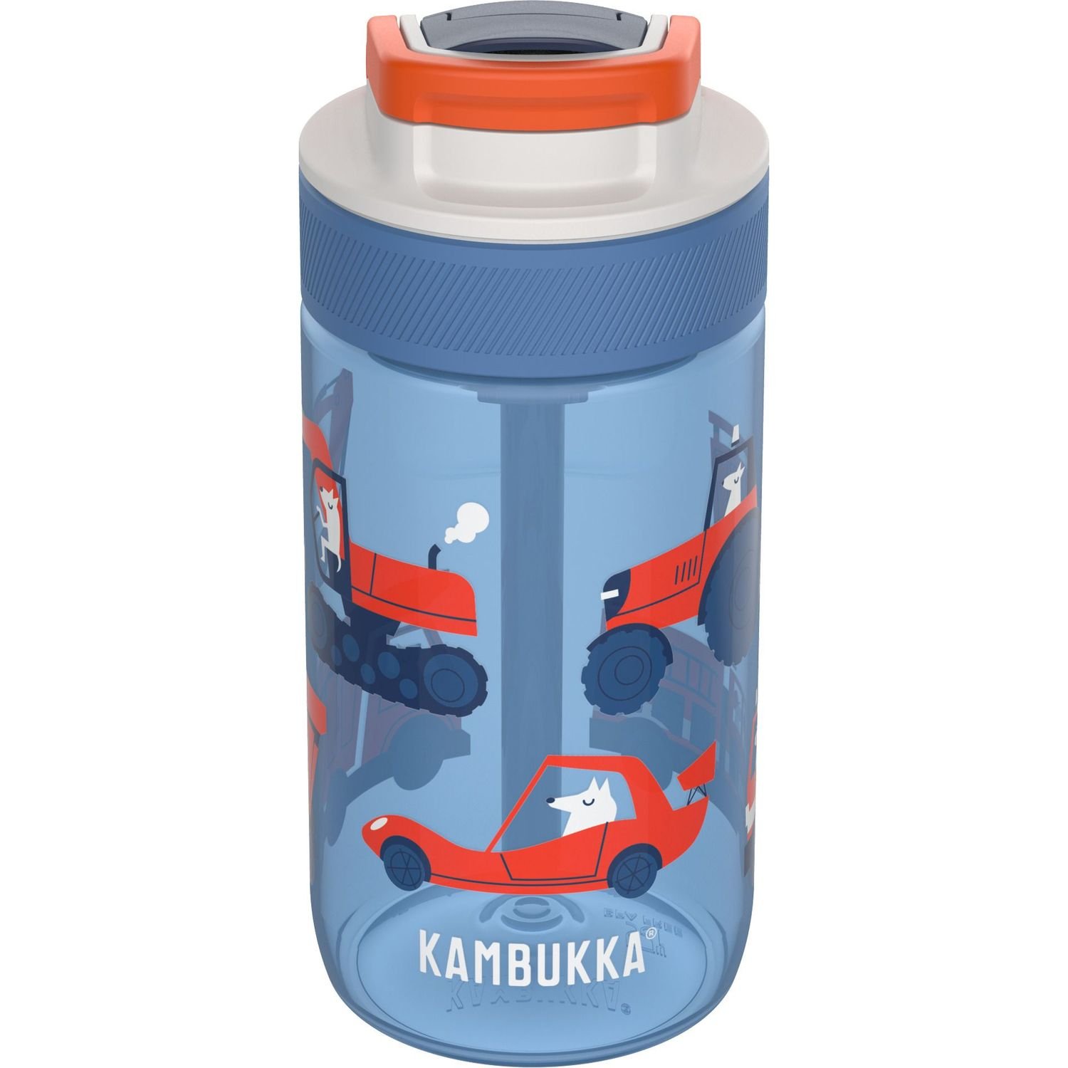 Пляшка для води дитяча Kambukka Lagoon Kids Road Dogs, 400 мл, синя (11-04044) - фото 2