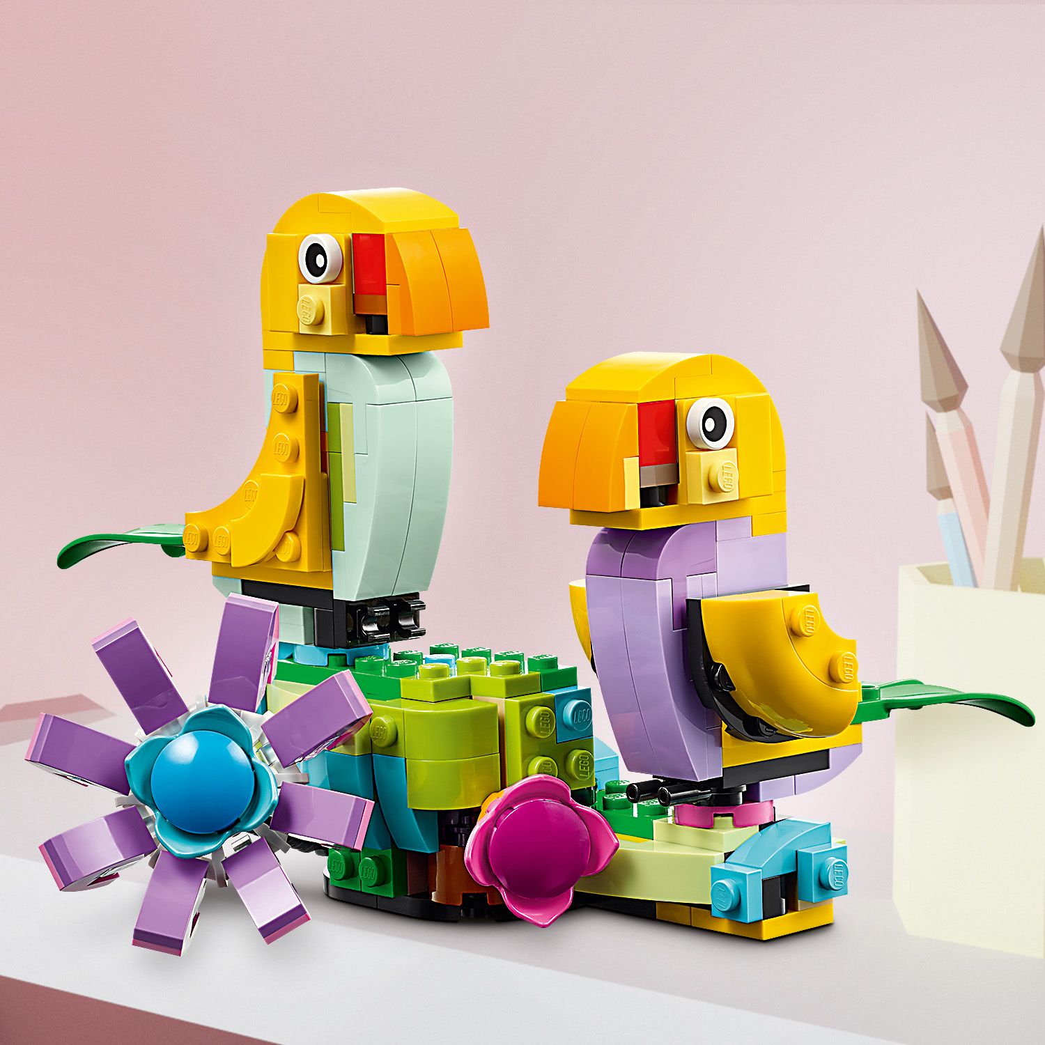 Конструктор LEGO Creator Цветы в лейке 420 детали (31149) - фото 7