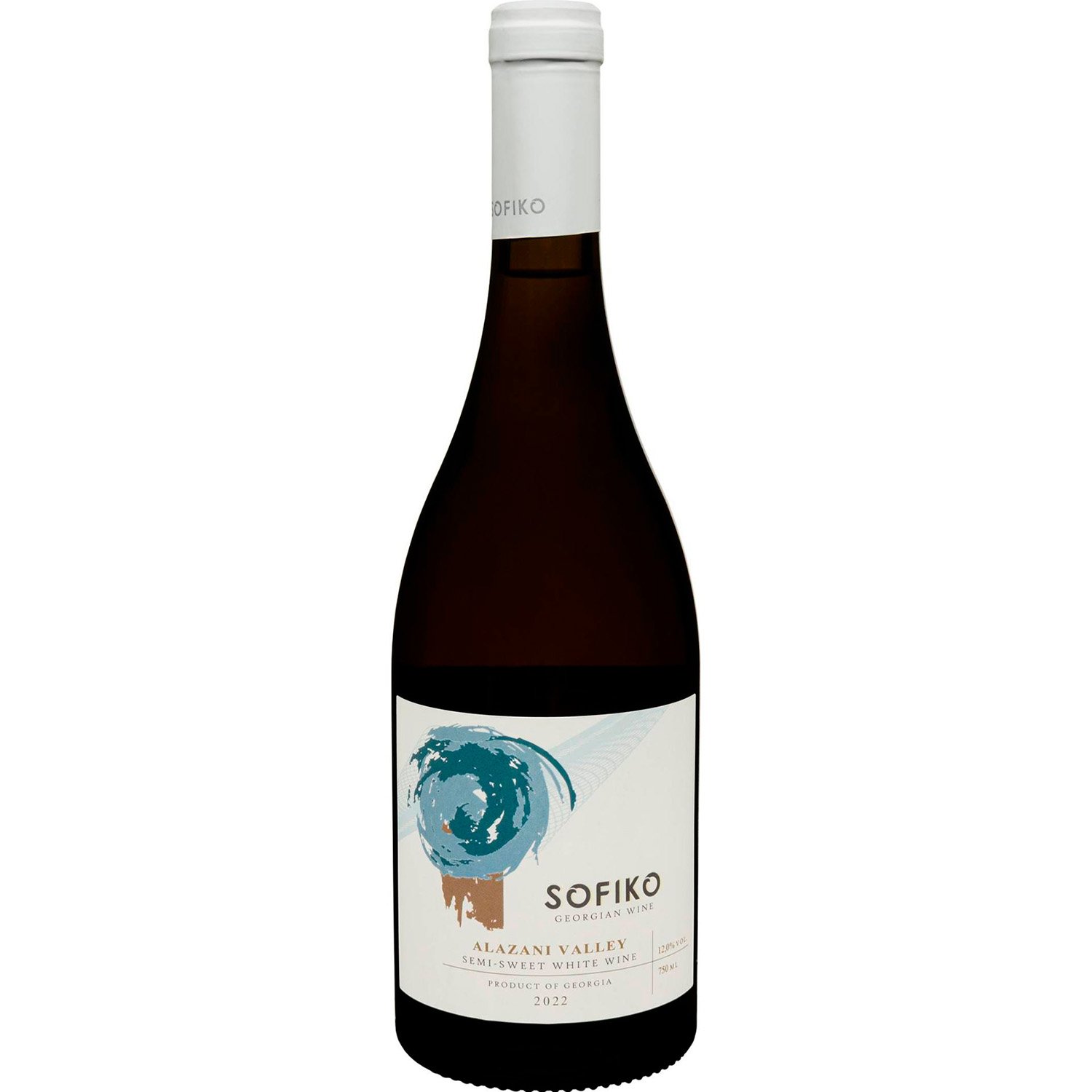 Вино Sofiko Alazani Valley напівсолодке, біле, 0,75 л - фото 1
