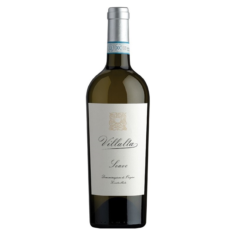 Вино Villalta Lugana, біле, сухе, 12,5%, 0,75 л - фото 1