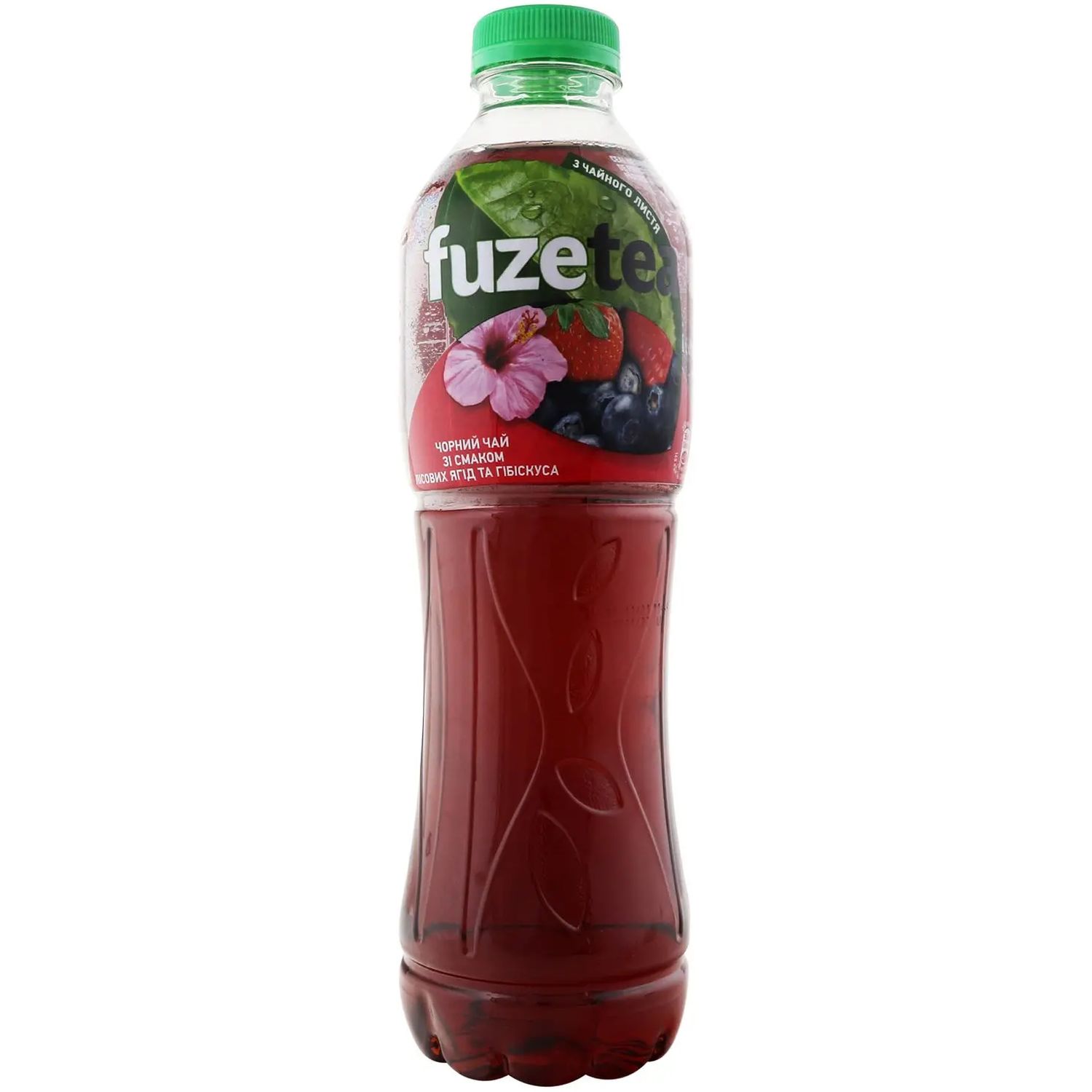 Холодный чай Fuzetea черный со вкусом лесных ягод и гибискуса 1 л - фото 1