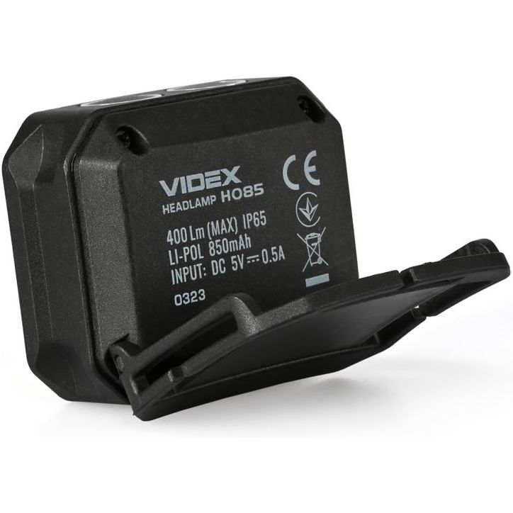 Налобный светодиодный фонарик Videx VLF-H085-OR 400 Lm 5000 K (VLF-H085-OR) - фото 10