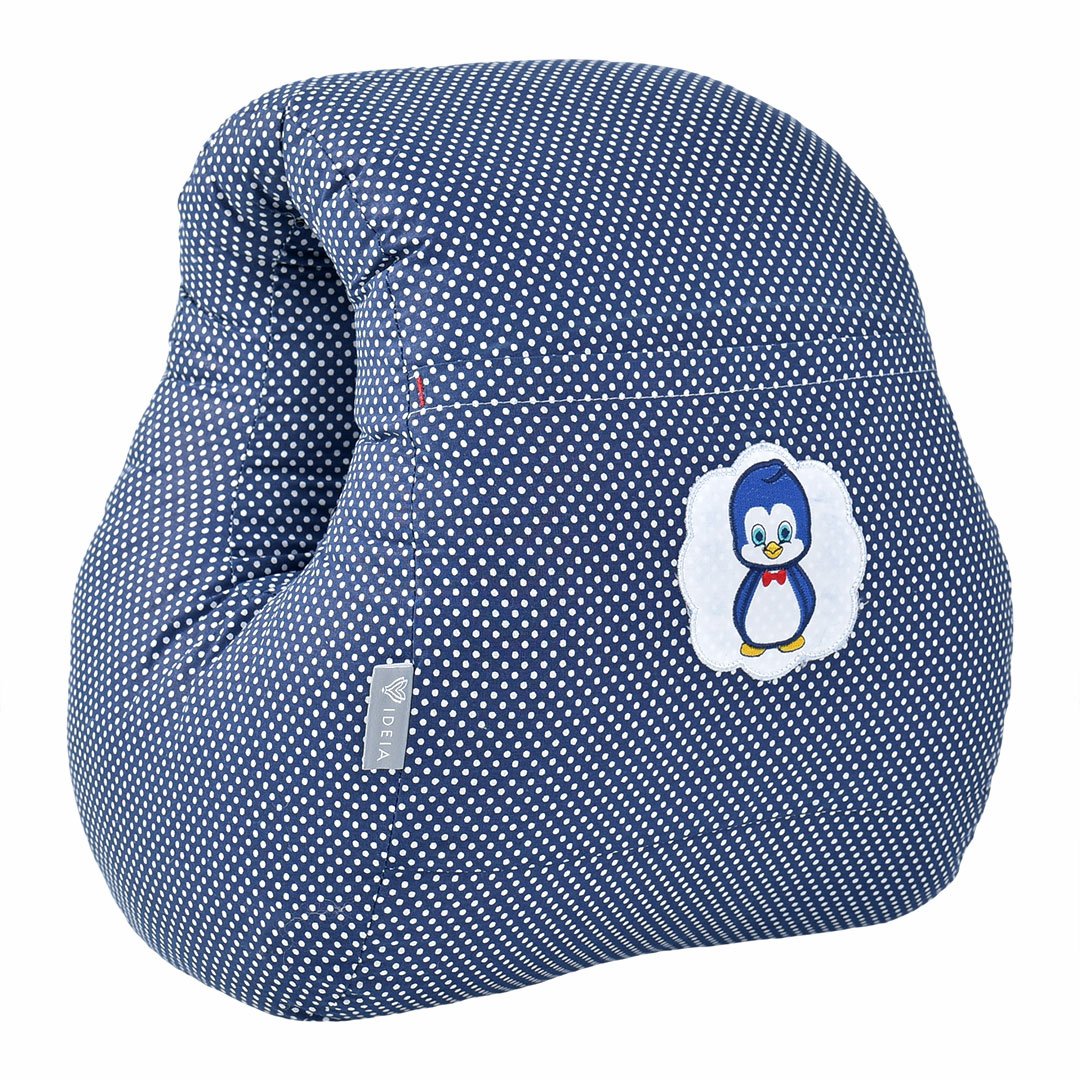 Подушка для кормления Papaella Mini Горошек, 28х30 см, синий (8-31999) - фото 1
