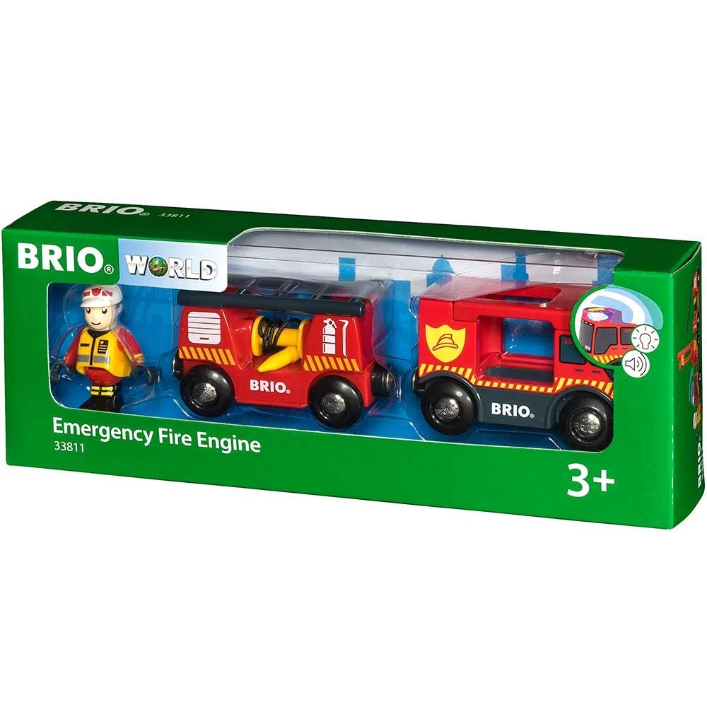 Аварійна пожежна машина для залізниці Brio (33811) - фото 1
