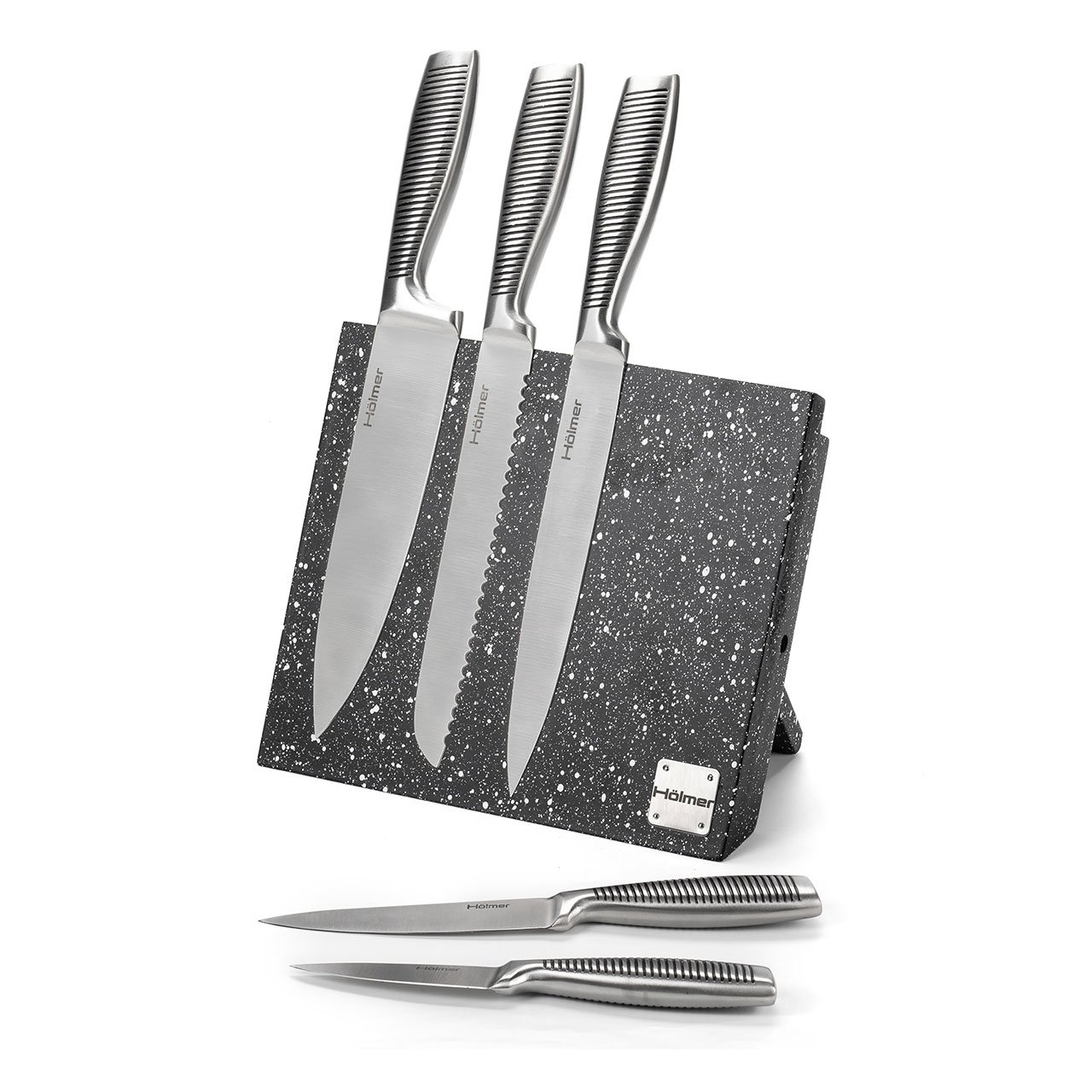 Набір ножів Holmer, 6 предметів, срібний (KS-66225-MSSSS Stone) - фото 13