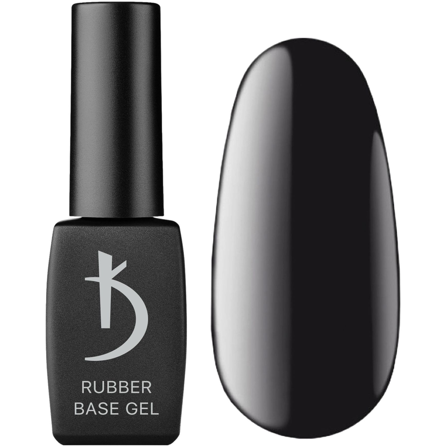 Базовий гель Kodi Rubber base Gel Black 8 мл - фото 1