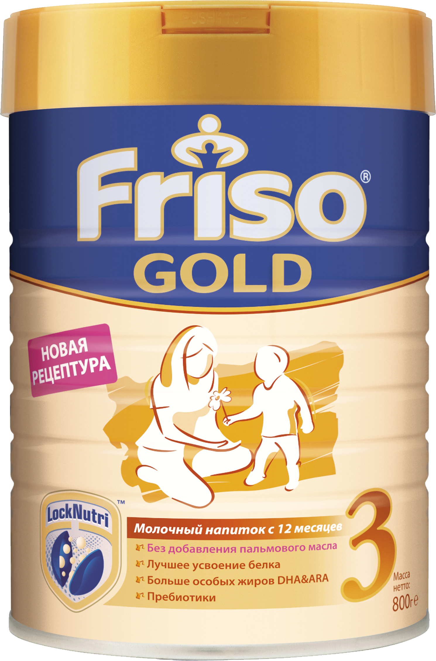 Молочна суміш Friso Gold 3, 800 г - фото 1