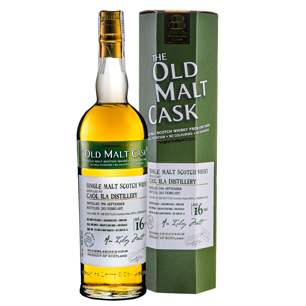 Виски Caol Ila Vintage 1996 16 лет Single Malt Scotch Whisky, 50%, 0,7 л - фото 1