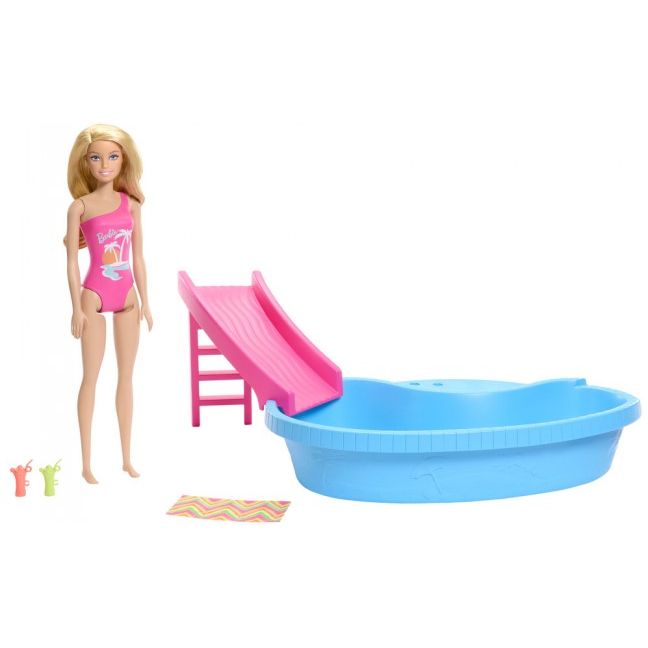 Набор Barbie Развлечения у бассейна (HRJ74) - фото 2