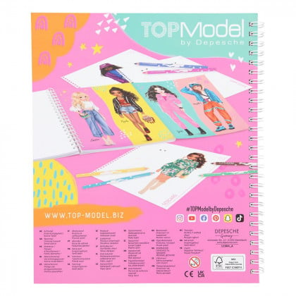 Альбом для розфарбовування Top Model Stylish (411504) - фото 4