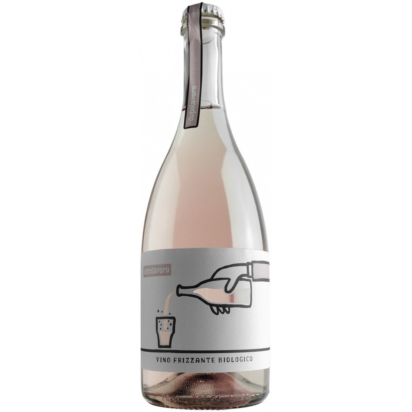 Вино игристое Dopolavoro Rose Organic розовое 0.75 л - фото 1