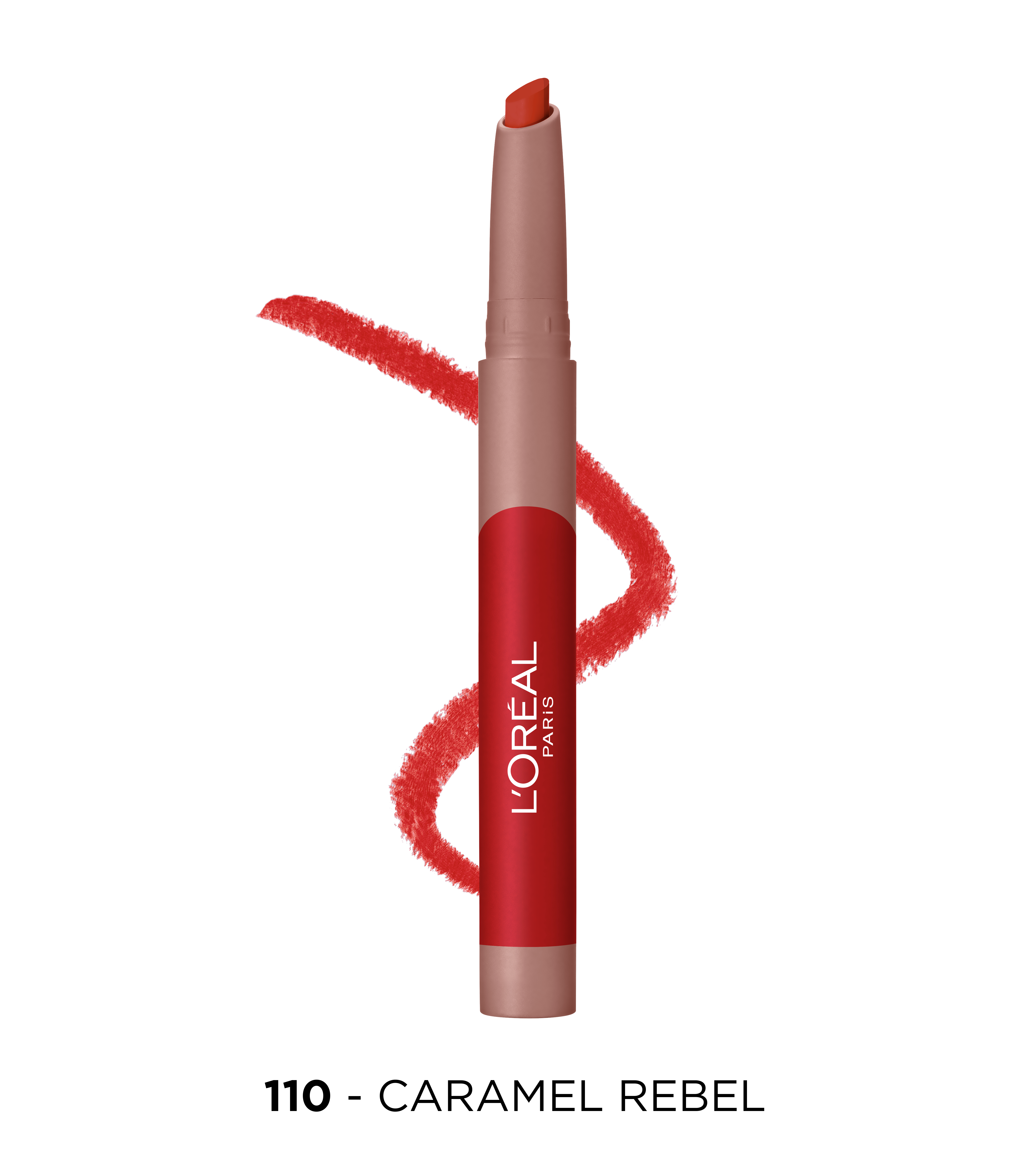 Помада-олівець для губ L'Oréal Paris Matte Lip Crayon, відтінок 110 (Червоний), 1,3 г (A9975900) - фото 2