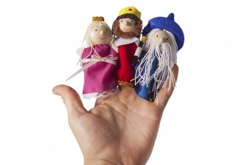 Набір ляльок для пальчикового театру Goki, 3 шт. (51592G) - фото 1
