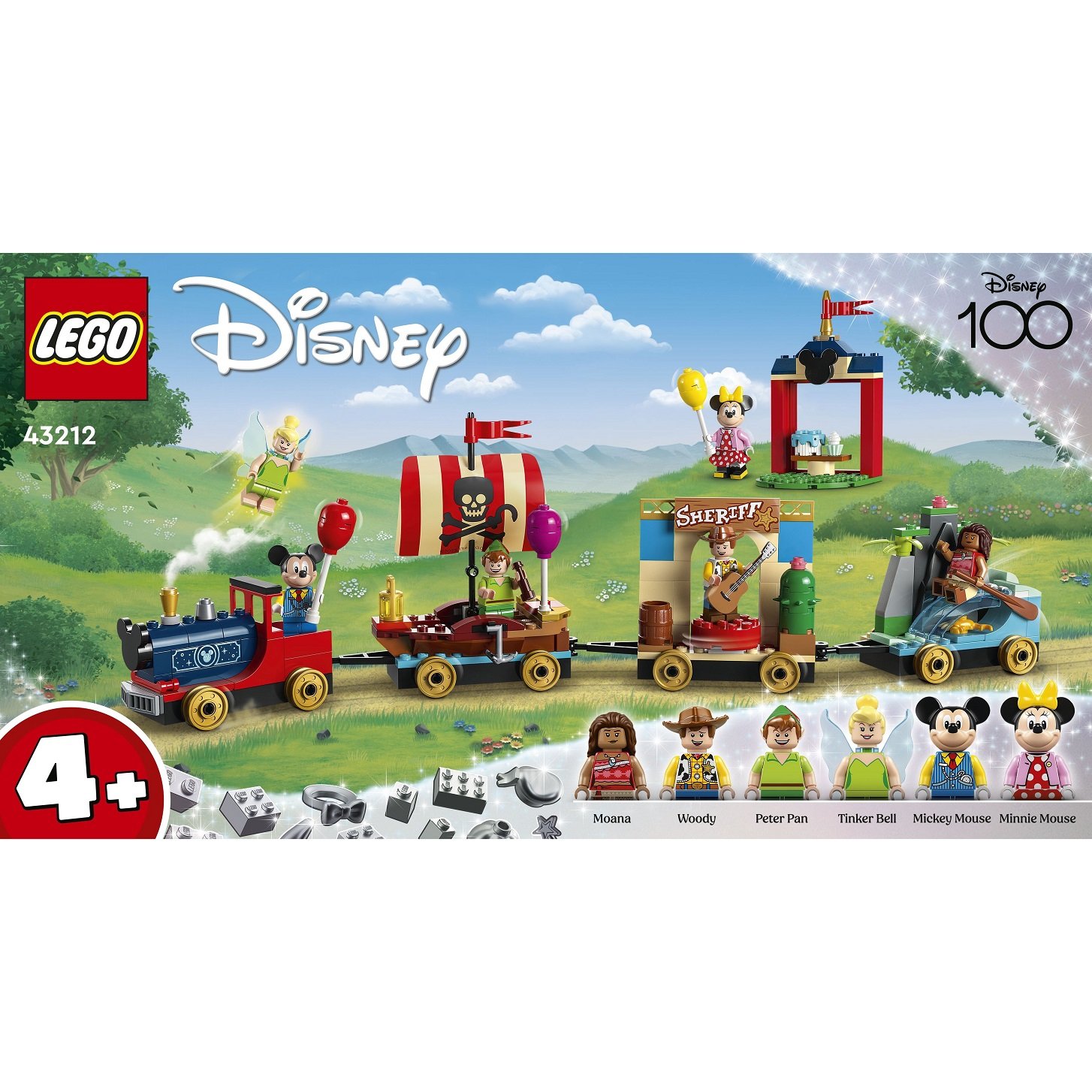 Конструктор LEGO Disney Classic Праздничный поезд Диснея, 200 деталей (43212) - фото 1