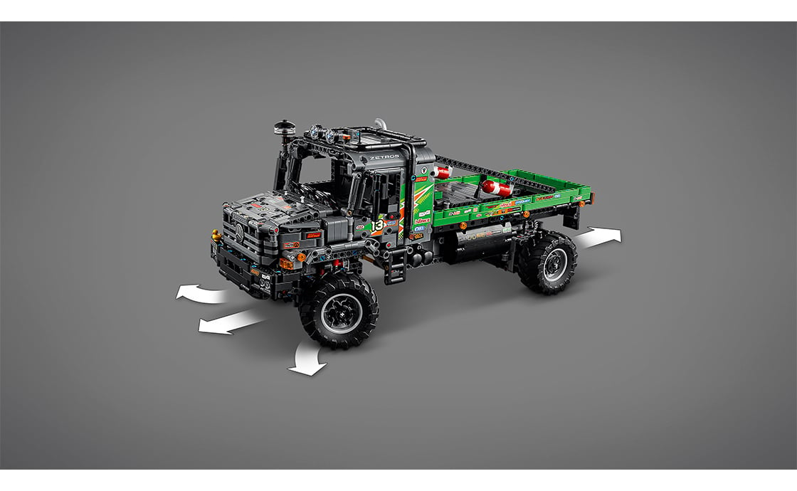 Конструктор LEGO Technic Пробный грузовик Mercedes-Benz Zetros Toyrc, 2110 деталей (42129) - фото 4