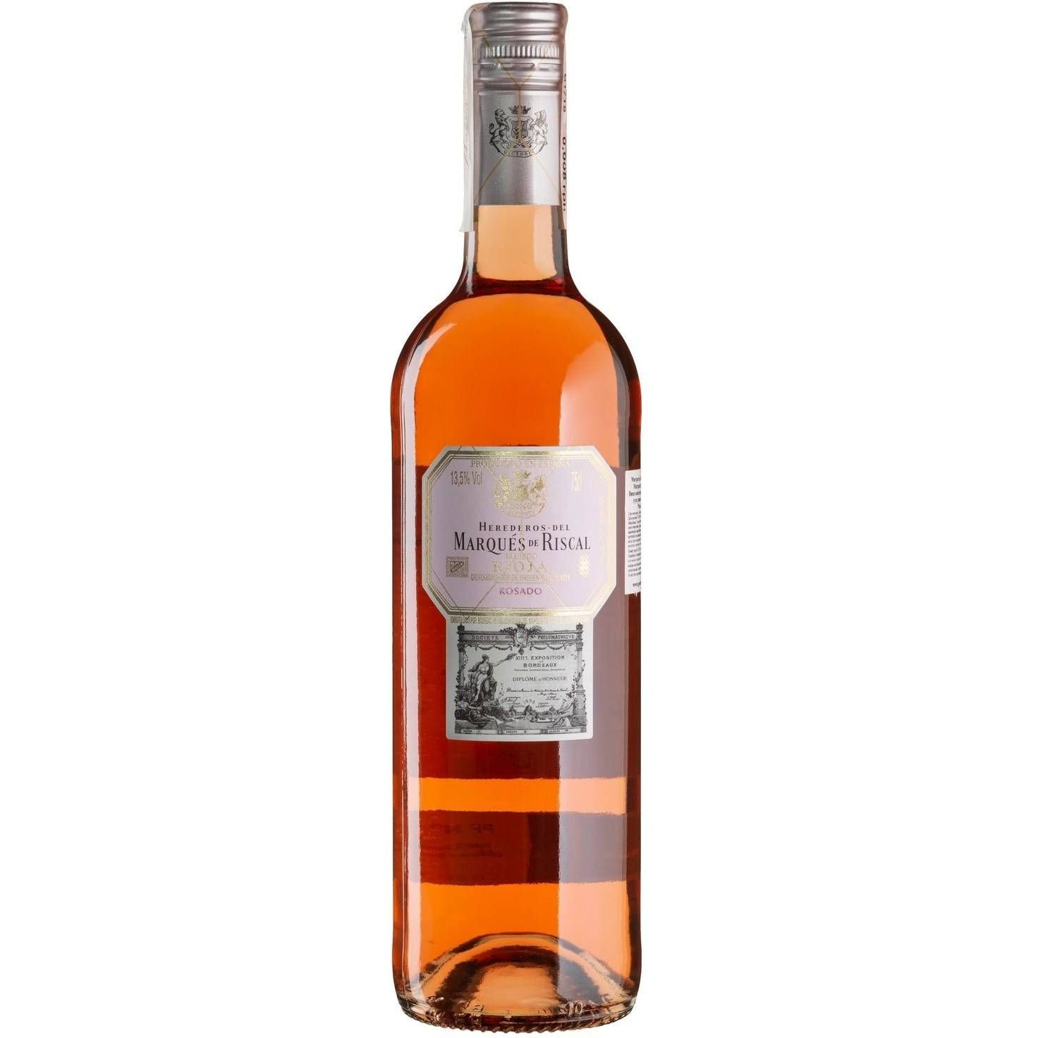 Вино Marques de Riscal Rosado, розовое, сухое, 0,75 л - фото 1
