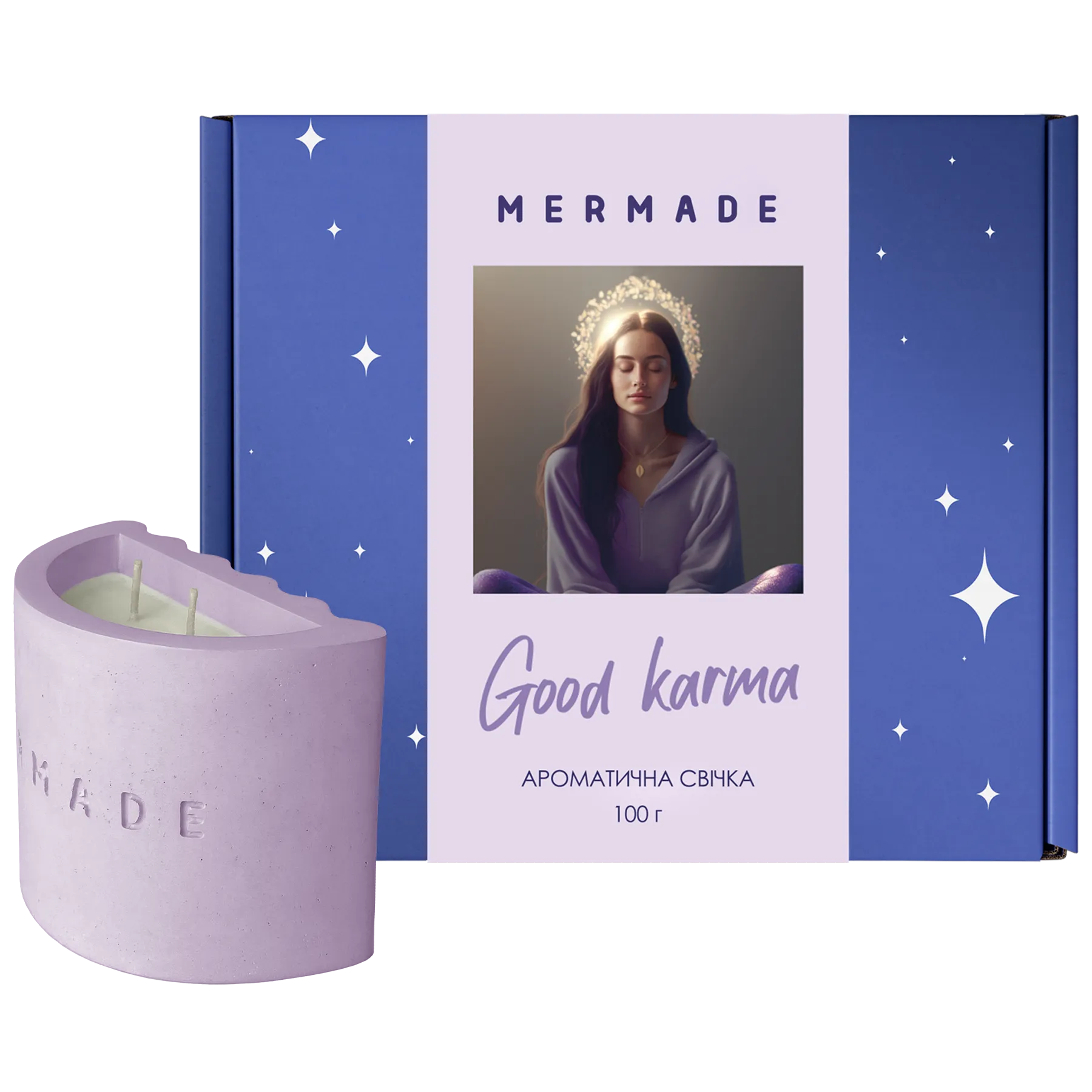 Ароматическая свеча Mermade Good Karma, 100 г - фото 1