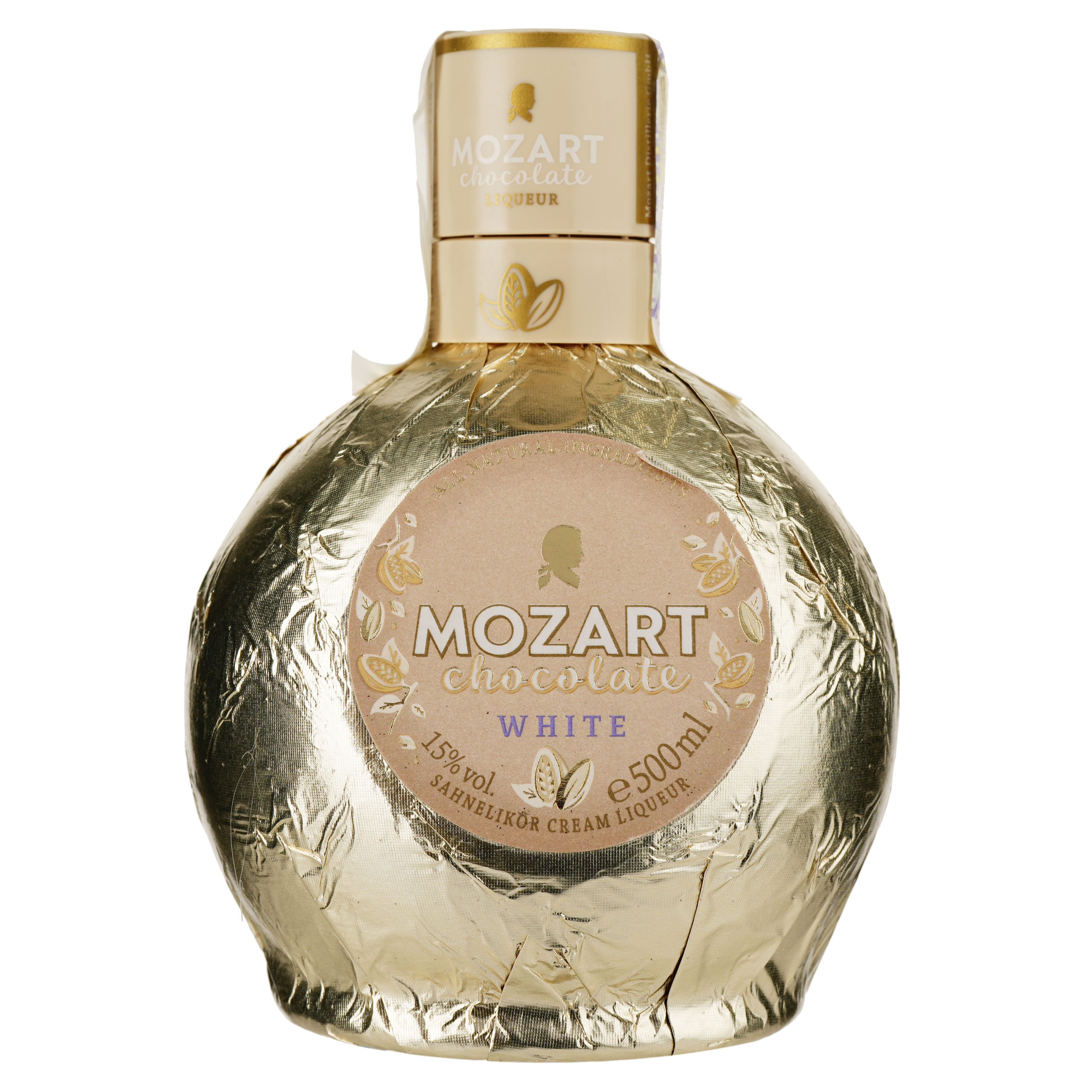 Ликер Mozart White Chocolate Vanilla Cream, 15%, 0,5 л - фото 1